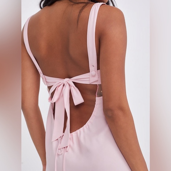 New! FOR LOVE & LEMONS Pastel Watercolor Rose Dress 45041 - Picture 5 of 14